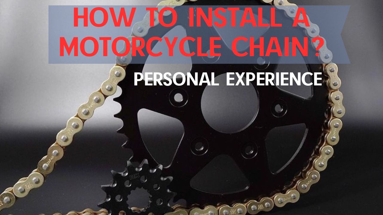 How to install a motorcycle chain: personal experience