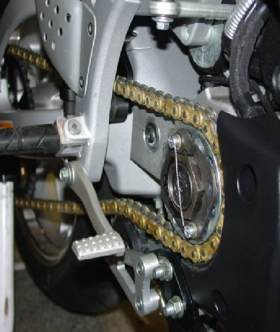 What are examples of chains and sprockets?
